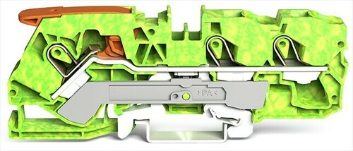 WAGO GmbH & Co. KG Schutzleiterklemme 10 qmm, gn-ge 2110-1307