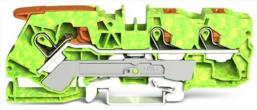 WAGO GmbH & Co. KG Schutzleiterklemme 10 qmm, gn-ge 2110-5307