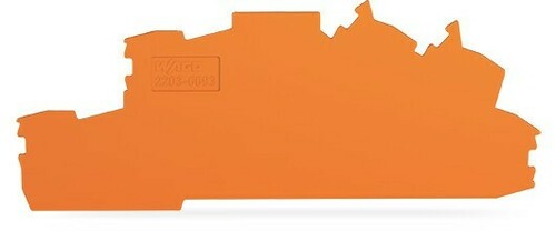 WAGO GmbH & Co. KG Abschlussplatte orange 2203-6693