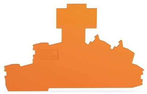 WAGO GmbH & Co. KG Abschlussplatte orange 2203-6694