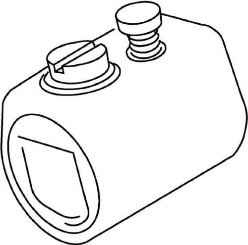 HKL Klemmhülse weiß Innengewinde M10x1 435W