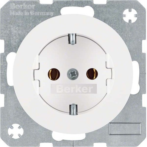 Berker SCHUKO-Steckdose pows/gl 41432089