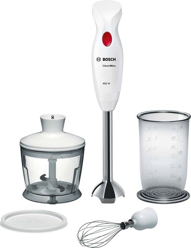 Bosch SDA Stabmixer-Set CleverMixx MSM24500 weiß/deep red