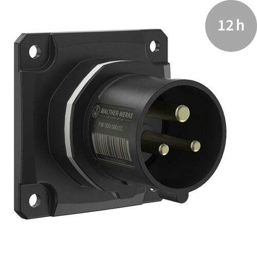 Walther Werke CEE NEO Anbaugerätestecker gerade 16A 3P 12h FW610312SK Walther Werke CEE NEO Anbaugerätestecker gerade 16A 3P 12h FW610312SK