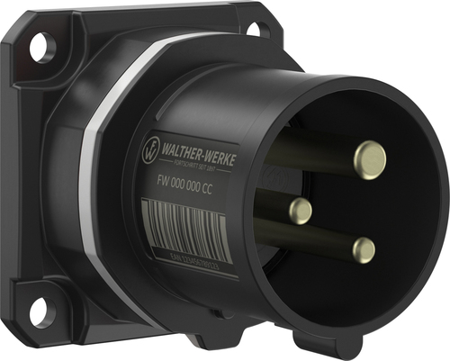 Walther Werke CEE NEO Anbaugerätestecker gerade 16A 3P 11h FW612311CC Walther Werke CEE NEO Anbaugerätestecker gerade 16A 3P 11h FW612311CC
