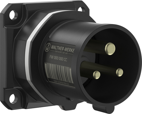 Walther Werke CEE NEO Anbaugerätestecker gerade 16A 3P 12h FW612312SK