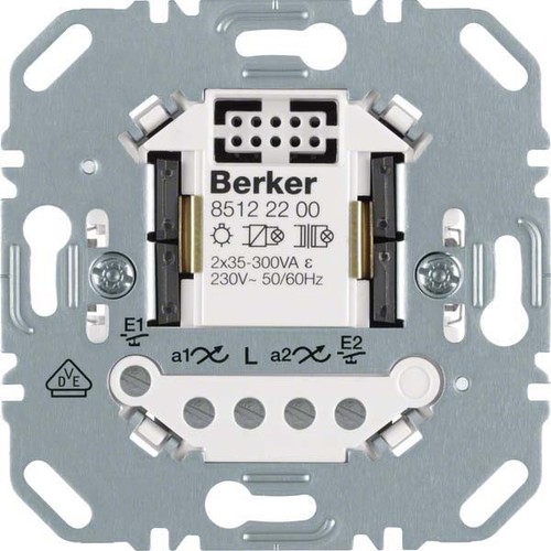 Berker Universal-Schalteinsatz 2-fach ch 85122200