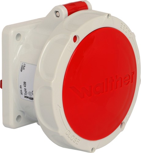 Walther Werke Wasesrdichte Anbaudose gerade 63A 5P 4h 469504P