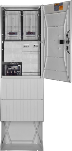 GSAB Elektrotechnik Zählersäule N-ergie, 2 Zähler 04.00.1P21AR01Ei37
