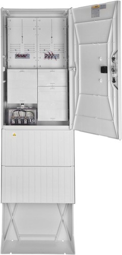 GSAB Elektrotechnik Zählersäule N-ergie, 2 Zähler 04.00.1P21V2