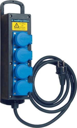 Walther Werke Steckdosenleiste Tragb.Vollgummi 16A 6400010A
