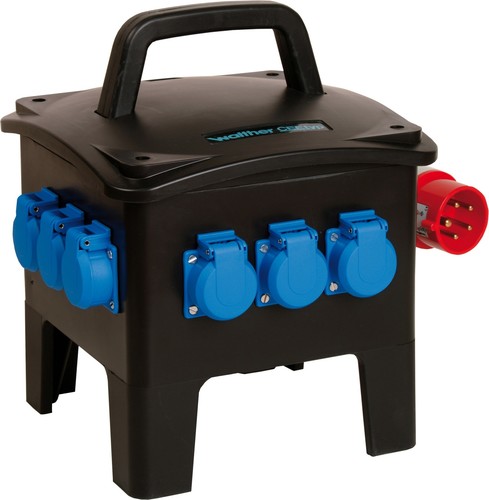 Walther Werke Steckdosenkombination Tragb.Vollgummi 16A 6490019A