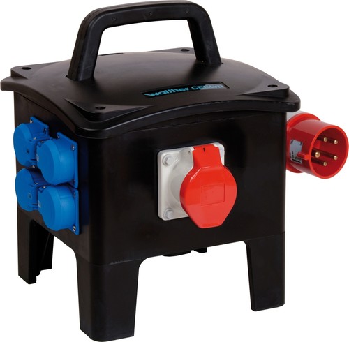 Walther Werke Steckdosenkombination Tragb.Vollgummi 32A 6490106