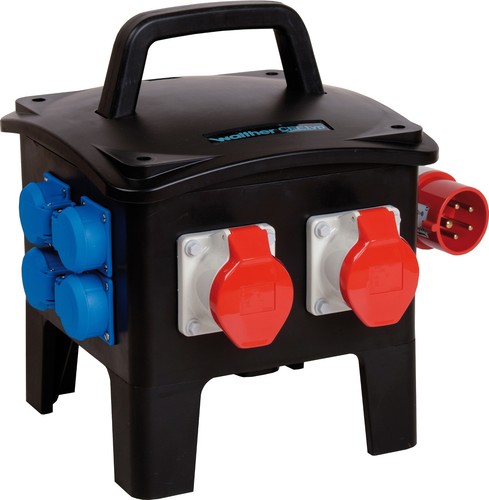 Walther Werke Steckdosenkombination Tragb.Vollgummi 16A 6490210A