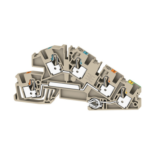 Weidmüller Installationsklemme PUSH IN, 4mm² AITB 4 BB N-L-PE