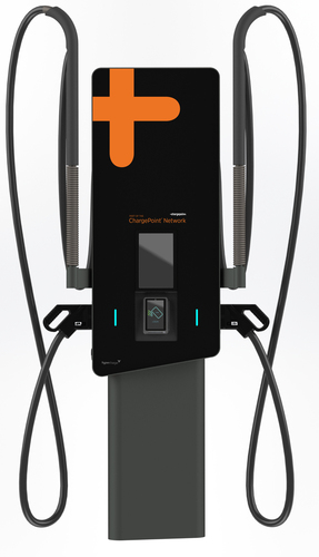 ChargePoint Germany DC-Ladesäule 3J. Backend 50kW Bodenmontage CPC3-ALPI-DC50KW-PED