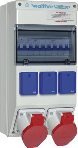 Walther Werke Steckdosekombination Kunststoff, -Ste 6981203