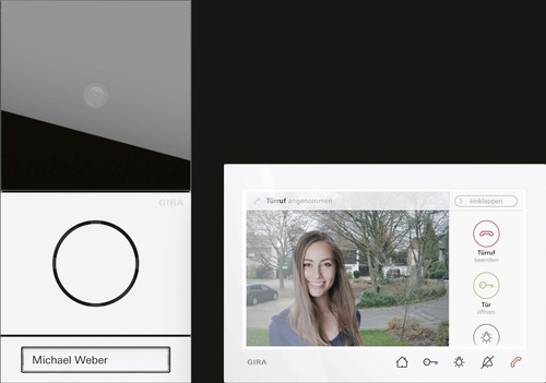 Gira Wohnungsstation EFH-Paket Video AP7 Verk.weiß 2431902