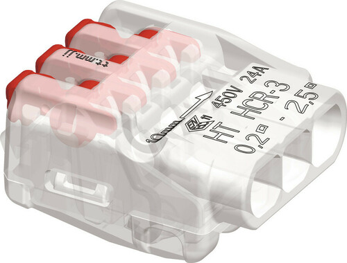 HellermannTyton Verbindungsklemme HCR-3-PC-CL