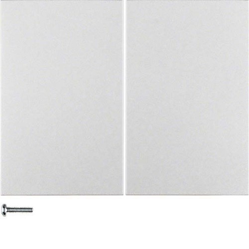 Berker Taste 2-fach ch aluminium matt, lackiert 85142177