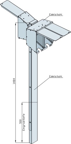 Walther Werke Satellitensäule 3 CEE-Abgängen 16A 82710300