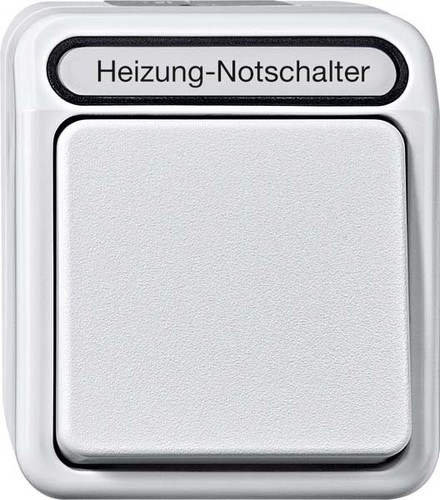 Merten Heizungs-Notschalter 1-polig, lichtgrau MEG3448-8029