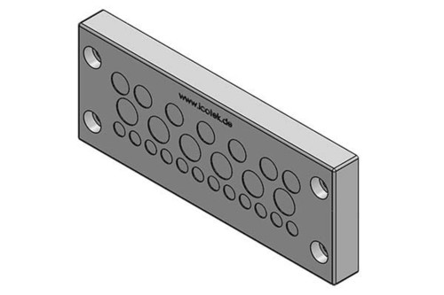 Icotek Kabeldurchführungsplatte grau KEL-DPZ 24/25