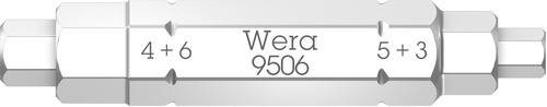 Wera Werk 4-fach Bit 3, 4, 5, 6 x 37 mm 05073201001