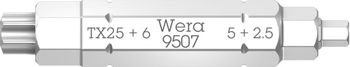 Wera Werk 4-fach Bit 2,2,5,5,6x TX25x37mm 05073202001