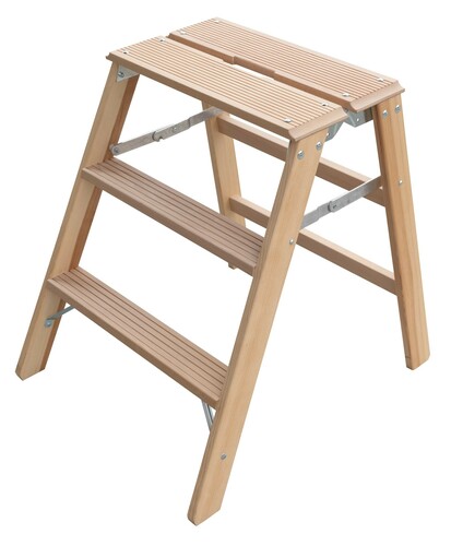 Geis&Knoblauch Gipserbock Holz, 3 Stufen 22203-7