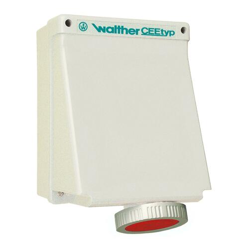 Walther Werke Wasserdichte Wandsteckdose 32A 5P 6h AE139MV Walther Werke Wasserdichte Wandsteckdose 32A 5P 6h AE139MV