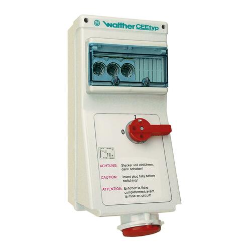 Walther Werke Wandsteckdose 16A 4P 6h AL110406SN