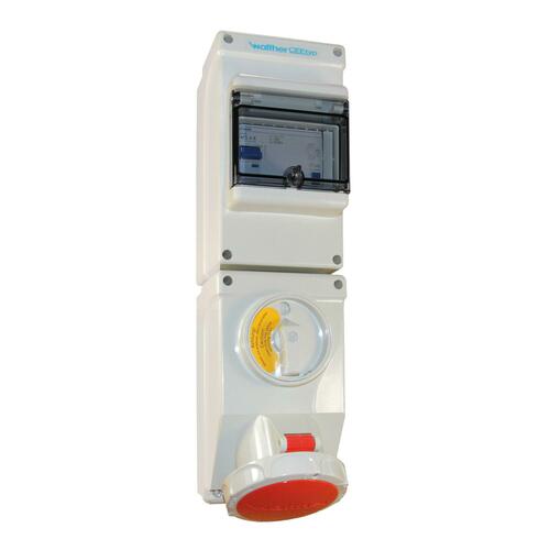 Walther Werke Wasserdichte Wandsteckdose 16A 5P 6h AU119TJ