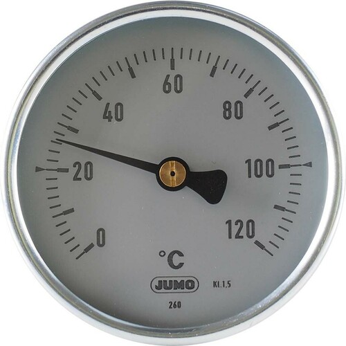 Jumo Bimetallthermometer Kl.1,5 0-120°C, EB-L 50mm 80000582
