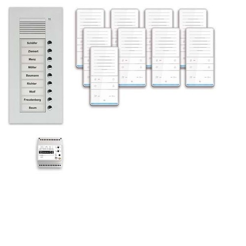 TCS Tür Control audio:pack Unterputz f.9WE m. Außenstation PUK PAUF091/001