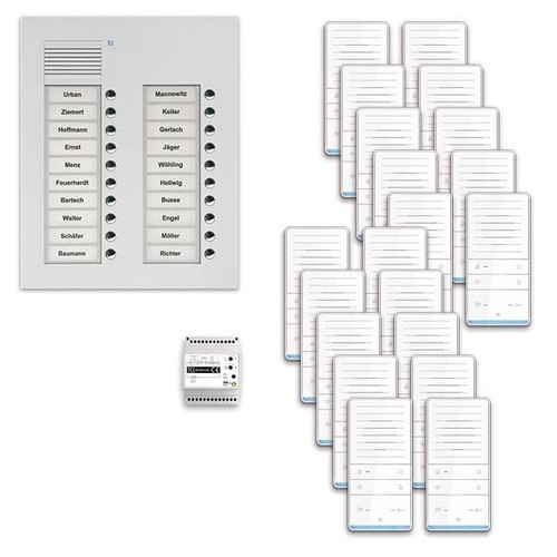 TCS Tür Control audio:pack Unterputz f.2WE m. Außenstation PUK PAUF202/001