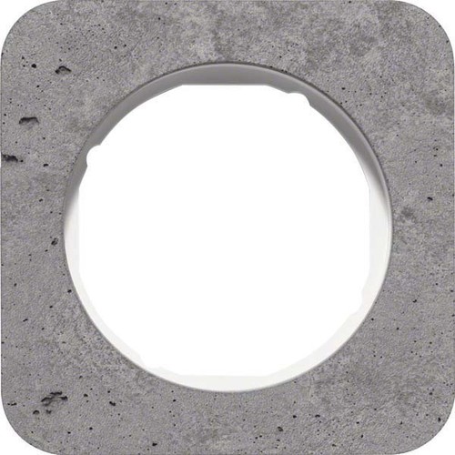 Berker Rahmen 1-fach Beton-grau/plw glanz 10112379