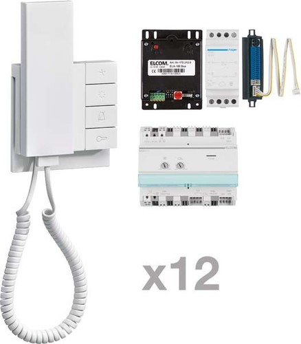 Elcom AudioKit i2 12Tln.2Draht ELCFON REK412Y