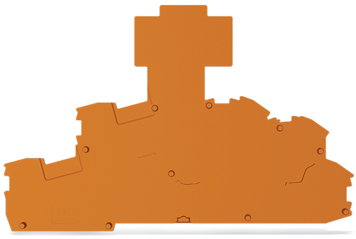 WAGO GmbH & Co. KG Abschluss-u.Zwischenplatte 1mm dick,orange 2003-6694