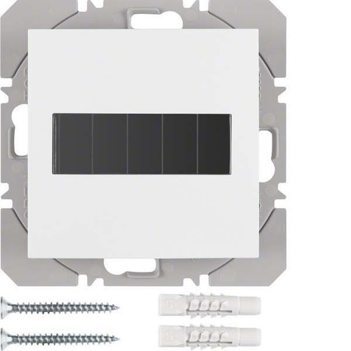 Berker KNX-Funk Wandsender 1-fach ch polarweiß glänzend 85655189