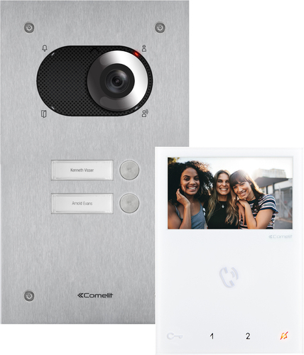 Comelit Group Zweifamilienhauskit Switch 1xMonitorMini HF,SB2 KVS2002