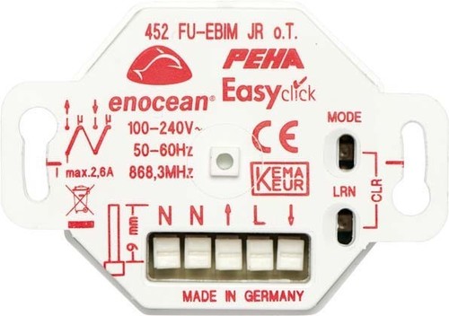 Peha Funk JR-Empfänger UP 2 Kanal, Energiemess D 452 FU-EBIM JRO.T.