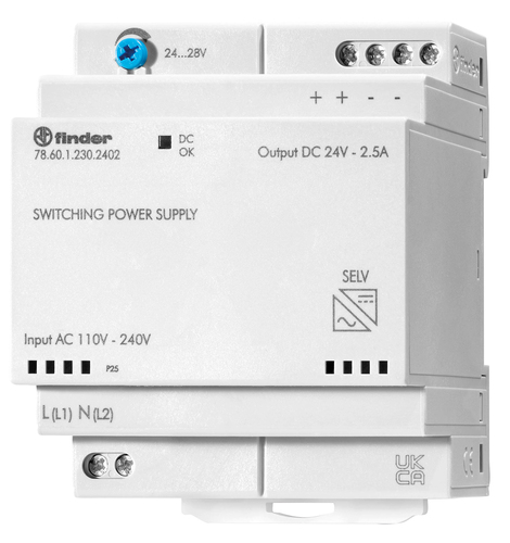 Finder Schaltnetzteil 24V 60W 78.60.1.230.2402