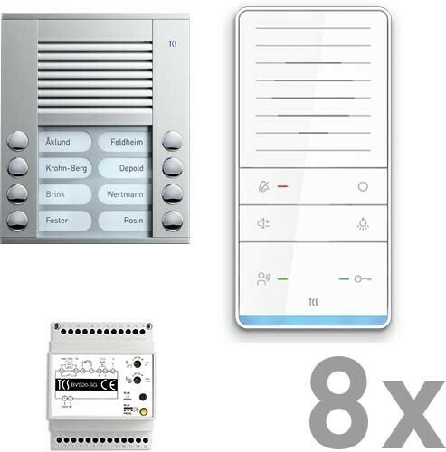 TCS Tür Control audio:pack PES08 ISW5031 8Tasten AP PAAF082/001