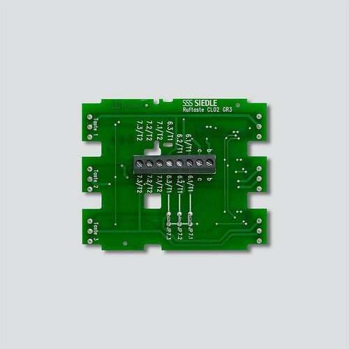 Siedle&Söhne Classic LeiterplatteTaster CL 02-3SiedleClassic Siedle&Söhne Classic LeiterplatteTaster CL 02-3SiedleClassic