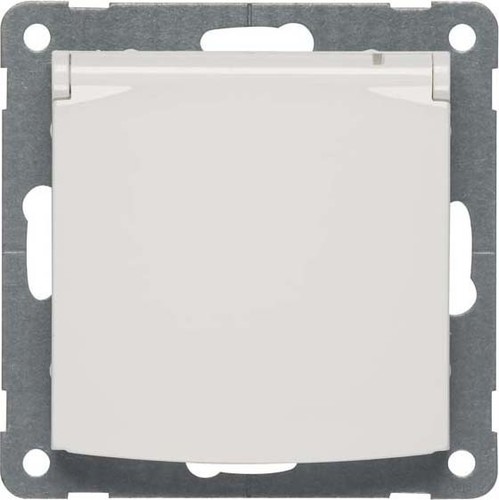 Peha Steckdose SCHUKO aluminium Klappdeckel D 11.6611.70 K