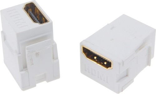 Peha Keystone 2 x HDMI-Buchse reinweiß D 1951.02 HDMI