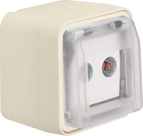 Berker Antennen-Steckdose pws Durchgangsdose 2Loch 12033522