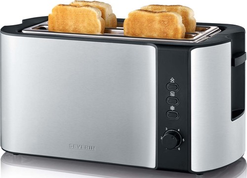 Severin Langschlitztoaster 4 Scheiben AT 2590 eds-geb/sw