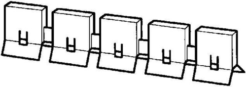 ABB Stotz S&J Berührungsschutzkappen 5-teilig SZ-BSK5